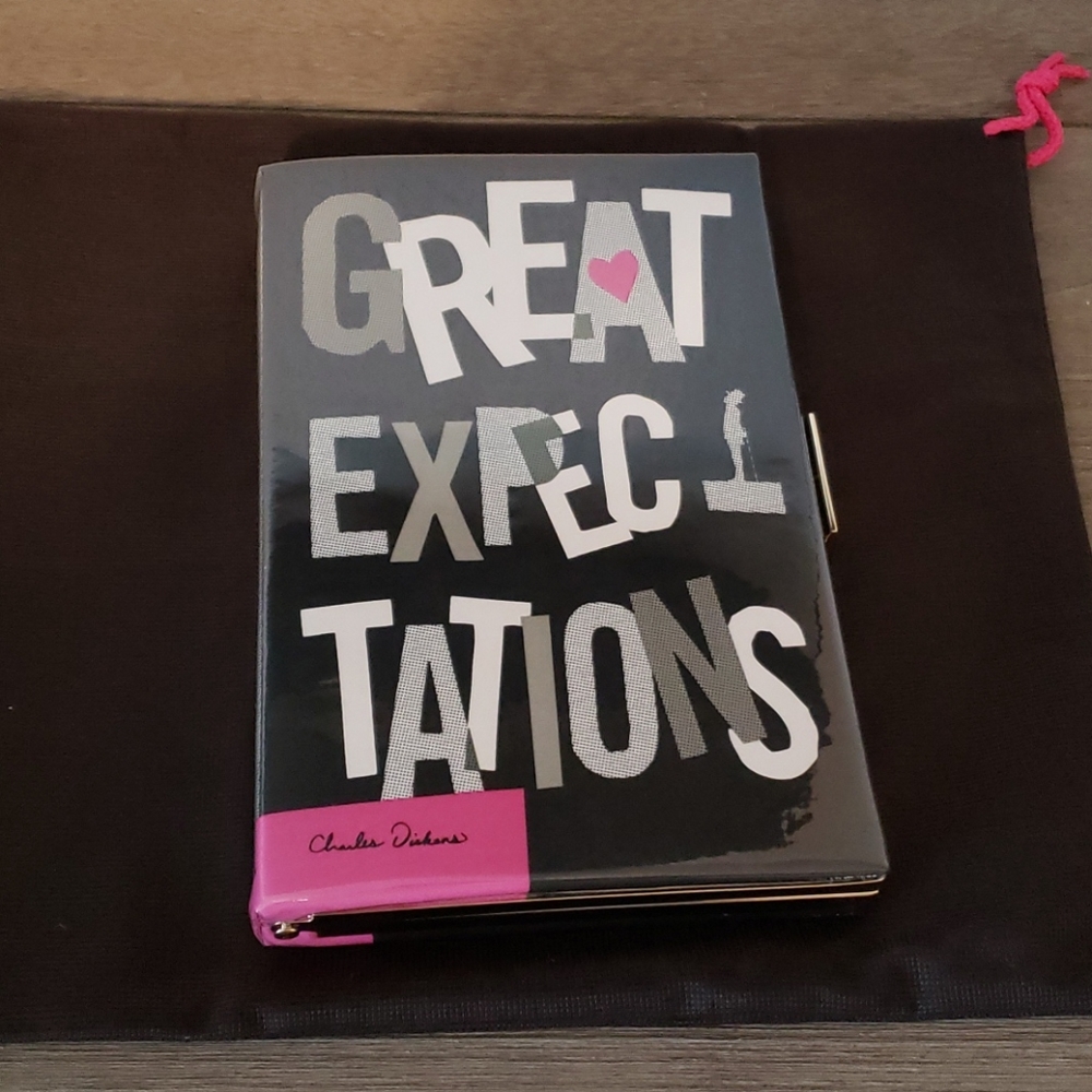 Kate Spade Book Clutch Great Expectations